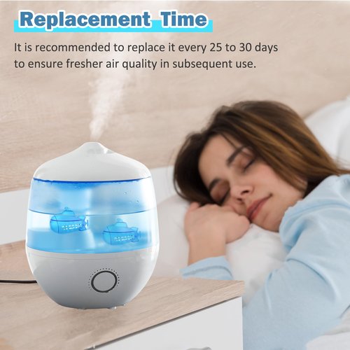 Humidifier Cleaner 9Pcs,Demineralization Cleaning Ball for All Humidifiers & Fish Tank,Humidifier Cleaning Fish,Purifie Water,Prevents Hard Water Build Up,Eliminates White Dust Odours