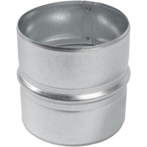 Vent Systems 4'' Inch Galvanized Steel Duct Connector - Round Ventilation Duct Extension - Metal Vent Coupler - Metal Hose Coupling - Galvanised Pipe Connector