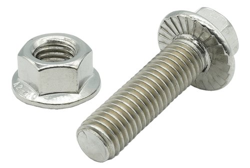 Dsnaduo Stainless Steel Flange Screws, Flange Bolts, Exhaust Manifold Hardware Kit (Bolts&Nuts) M10X1.5-35mm (6-Pack)