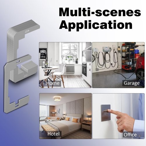 Outlet Spacer,Flush Fit Device Leveling Plates For Wall Outlet Repair And Loose Electric outlets Fix,Self-Leveling Electrical Socket Extenders for Electrical Box and Switches