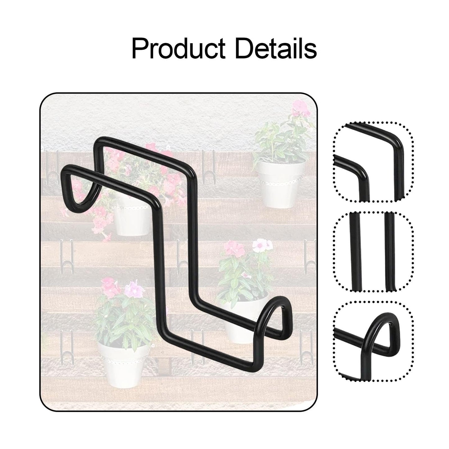 Aosekaa Tack Hook Horse Halter Rack 4 inch Multifunctional Heavy Duty Hanging Holder Stall Hook for Porch Farm Saddle Garage Stables