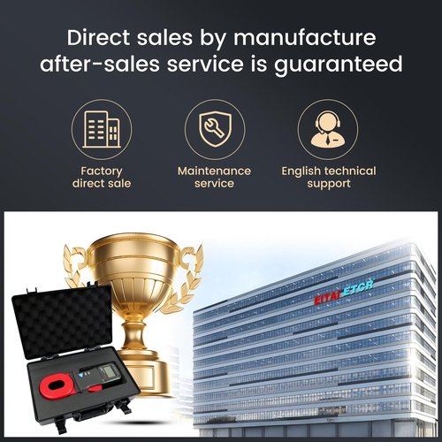 EITAI2000A-S Gen2 Clamp Ground Earth Resistance Meter Tester, 0.01Ω-500Ω, Manufacturer Direct Sales, EITAI-ETCR2100A+