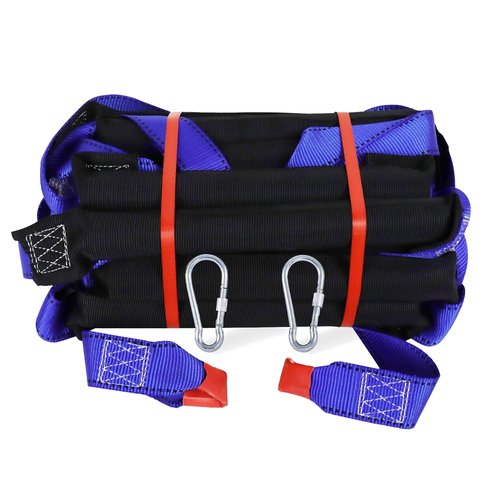 Emergency Fire Escape Ladder 9.8 Feet Portable Safety Rope Ladder Emergency Escape Ladders for 2-3 Story Homes for Windows, Balconies, and Sailboats, Kayaks, Etc