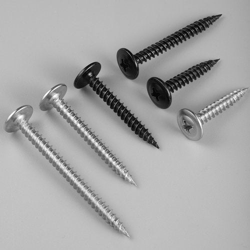 BNUOK #8 x 1 Inch Wood Screws Phillips Modified Truss Head Stainelss Steel 410 Self Tapping Metal Screws,Silver(1Ib,170Pcs)