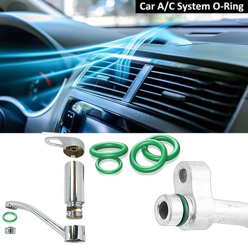 O Ring, 1110PCS 30 Sizes Nitrile Rubber O Ring Assortment Kit,Car Air Conditioning, Auto Vehicle Repair Faucet Plumbing Air or Gas Sealing Connections Resist Oil and Heat