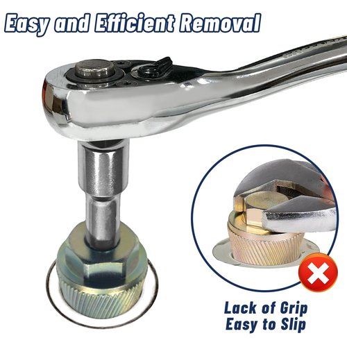 1.5" Tub Drain Extractor Removes Old Broken Stubborn and Rusted Drains with Ease Strong Grab Plumbing