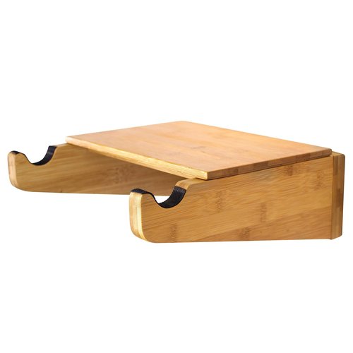 Bike Wall Mount - COR Indoor Bicycle Rack | Bamboo Bike Rack Storage with Removeable Shelf
