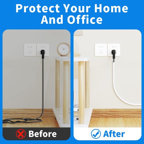 [Upgraded] 118 Inch Cord Hider Wall, Silicone Cable Hiders for TV on Wall, Cord Covers for Wires on Wall, 1 Wire Hider Raceway Cord Cover for Wall Mounted TV Management, W0.59'' H0.47'' White