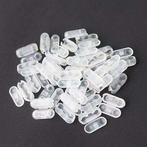 20 Pack Bead Chains Connector, 4.5mm #10 Ball Chain Cord Connector Clips for Window Blind Pull Chain Replacement/Repair (Clear)