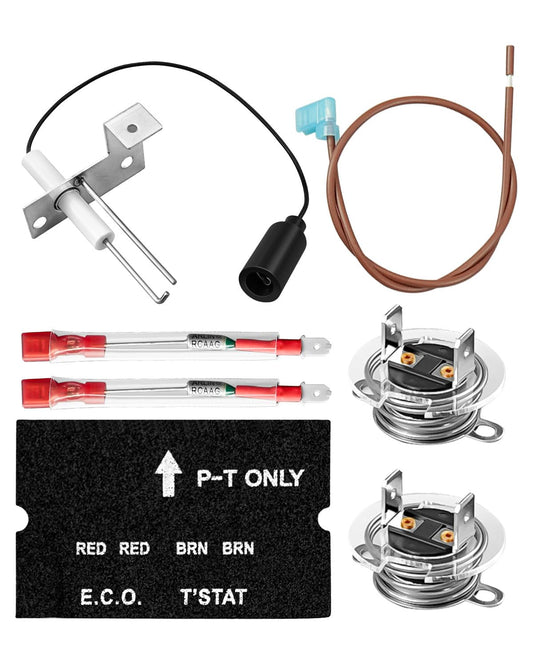 RV Water Heater Thermal Cutoff Compatible with Atwood 91447 93866 with ECO Thermostat Assembly Kit Replacement Part 2PCS