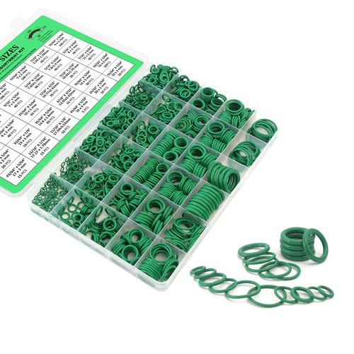 O Ring, 1110PCS 30 Sizes Nitrile Rubber O Ring Assortment Kit,Car Air Conditioning, Auto Vehicle Repair Faucet Plumbing Air or Gas Sealing Connections Resist Oil and Heat