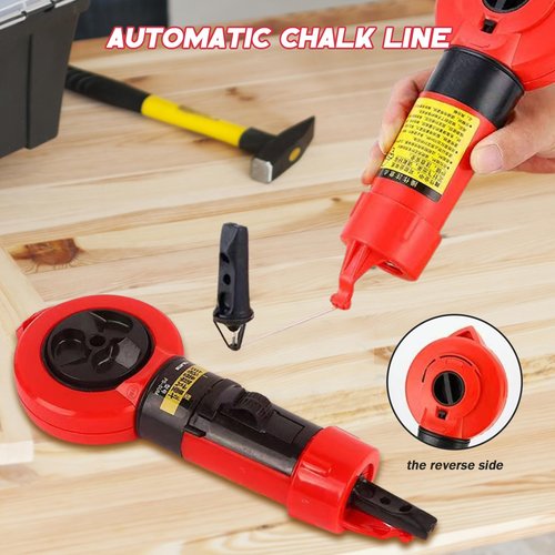 Pcmursal Chalk String Line Markers, Woodworking Line Marker, Chalk Box Carpenter for Woodworking Carpenter Tool
