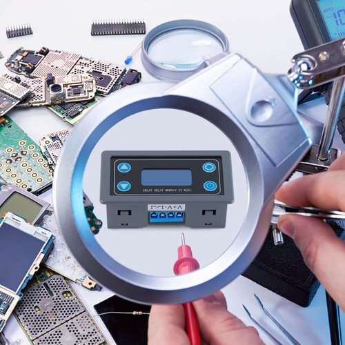 EC Buying XY-WJ01 Delay Relay Timer Module DC 6-30V 12V 24V 0.01s-9999min 50mA Digital Timer Period Switch AC 220V Power On-Off Controller LCD Display Button