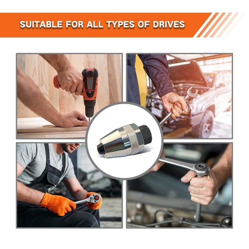 Damaged Bolt and Stud Extractor Tool, Grips and Removes 1/4-Inch to 1/2-Inch Studs, Broken Bolt and Stud Remover for Broken, Damaged, Rounded Off, Painted, and Rusted Tight Bolts