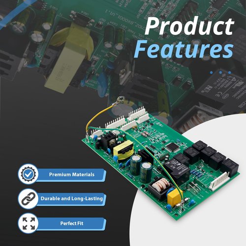Upgrade WR55X10942C Control Board from Factory Retail Box Compatible with Ge Refrigerator Main Control Board/Motherboard Replace WR55X10942P WR55X11130 WR55X10552 WR55X10656 WR55X10996 WR55X11072