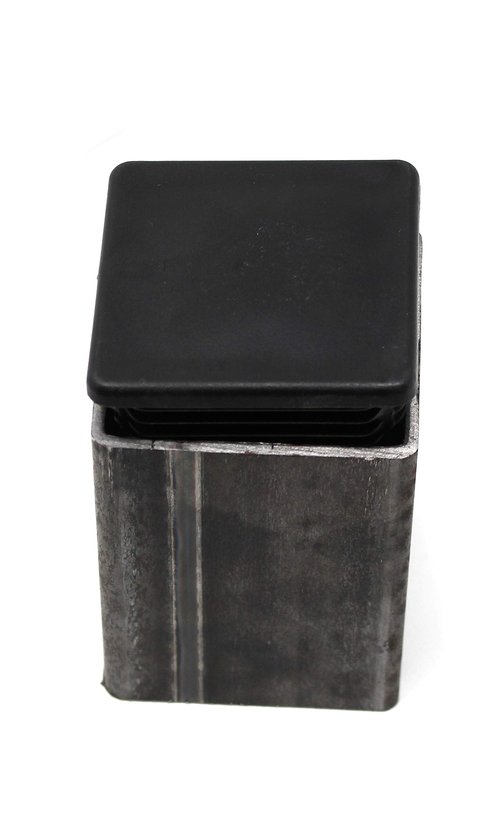 3" Square Tubing Heavy Duty Plastic Plug End Cap Insert 3x3 8-14 Tube Pipe Post (2)