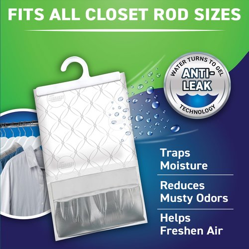 Concrobium 378488 Moisture Grabbers Moisture Absorber Packs, Spring Breeze, 3 Bag Box