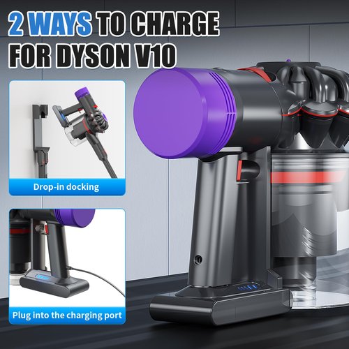 Upgraded 7000mAh V10 SV12 7-Cell 206340 Battery Compatible for V10 Cyclone V10 Animal/Absolute/Motorhead/Fluffy/SV12 Handheld Cordless Vacuum Cleaner Li-ion 969352-02 Battery(not for V8 SV10)