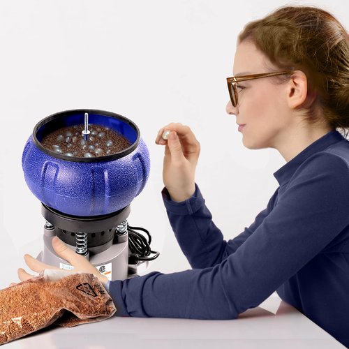 Leegol Electric 5LB Vibratory Tumbler Polishing Small Metal Parts