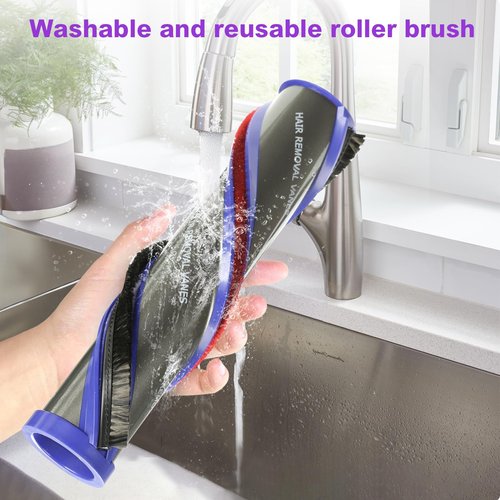 Lemige High Torque Brush Head Replacement Vacuum Attachment for Dyson V11 V15 V10 V8 V7 SV10 SV11 SV12 SV14 SV15 SV22 SV25, Upgrade Vacuum Cleaner Head for Dyson Parts & Accessories No. 970100-04 & 05