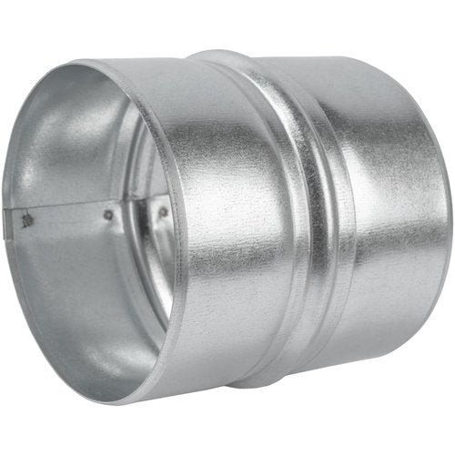 Vent Systems 4'' Inch Galvanized Steel Duct Connector - Round Ventilation Duct Extension - Metal Vent Coupler - Metal Hose Coupling - Galvanised Pipe Connector