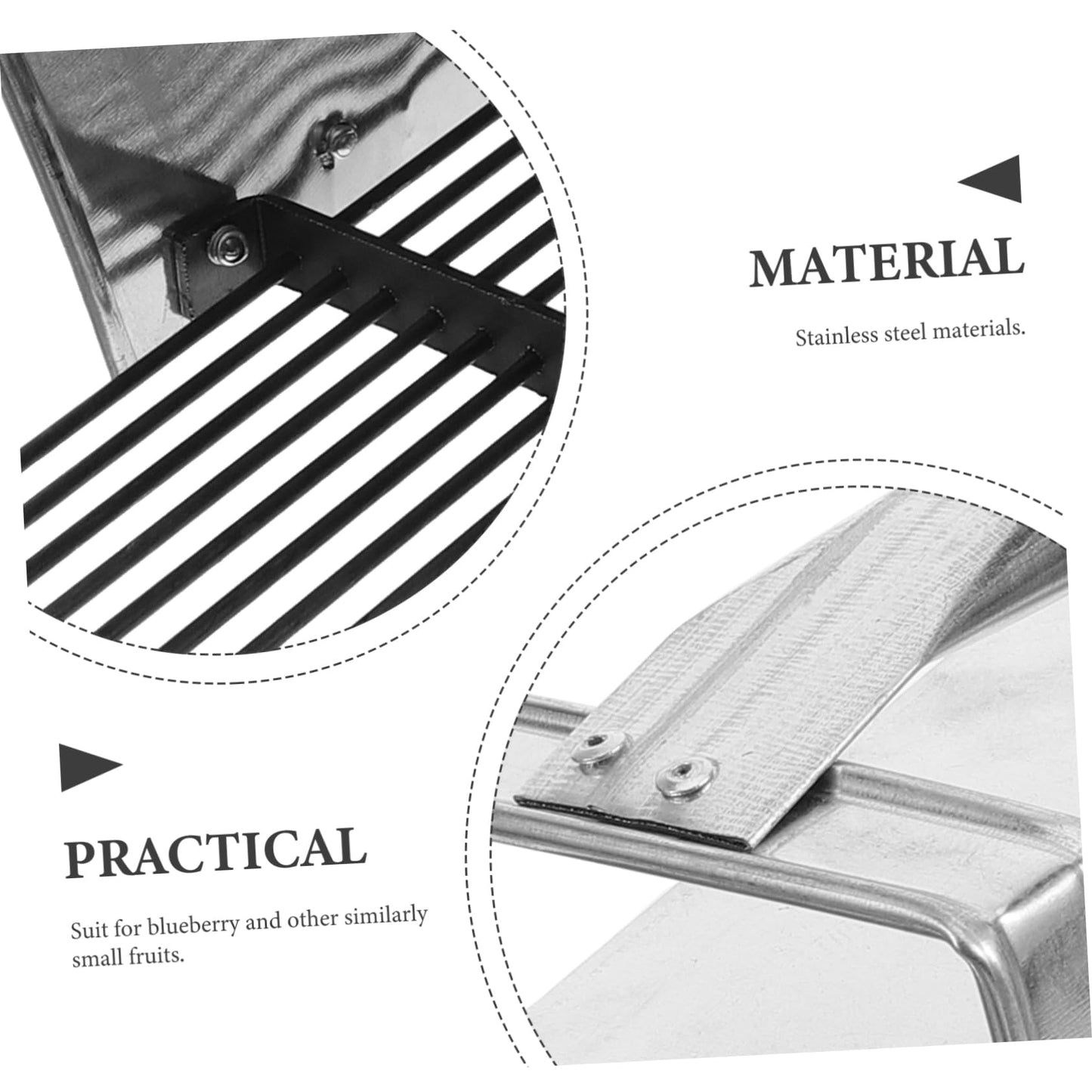 Toddmomy Berry Picker with Ergonomic Handle for Harvesting Blueberry Picker Tool for Outdoor Use for Berry and Garden Tasks