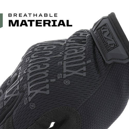 Mechanix Wear: The Original Covert Tactical Work Gloves with Secure Fit, Flexible Grip for Multi-purpose Use, Durable Touchscreen Safety Gloves for Men (Large, Black)