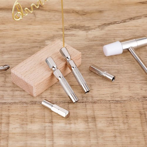 4 Pcs 1/4 to 4mm Drill Bit Adapter, 2 Pieces 1/4 to 4mm Hex Adapter Magnetic and 2 Pieces Drill Extension Micro Bit Holder for Sockets and Precision Bits Set Screwdriver Converter
