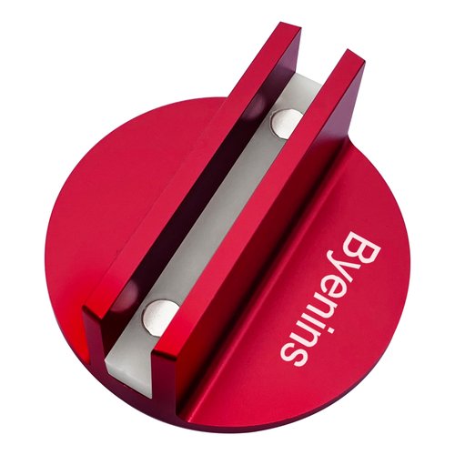 Large Slotted Universal Magnetic Jack Pad Weld Frame Rail Adapter(red) for Most Model Cars