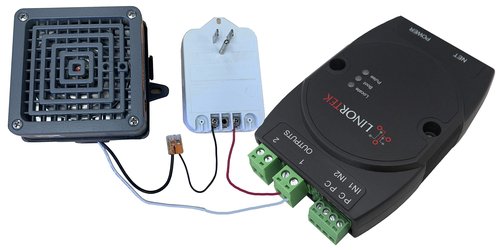 Netbell-2-1Buz Ethernet Enabled Break Alarm Buzzer System for Factory | Warehouse | Shop - Coverage up to 25K SQFT (102dB@10ft), Expandable, No Fees