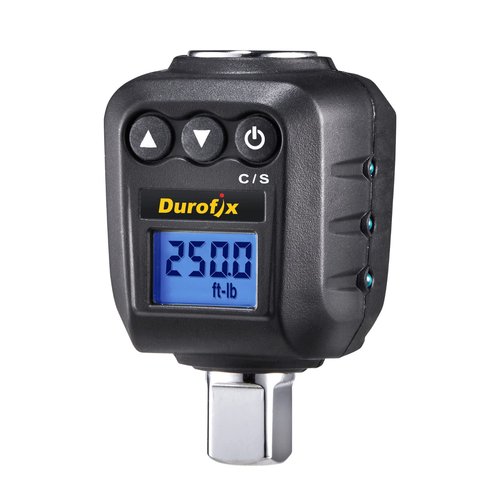 Durofix RM602-4A (25 to 250 ft-lbs.) Digital Torque Adapter with Buzzer and LED Flash Notification – ISO 6789 Standards with Certificate of Calibration
