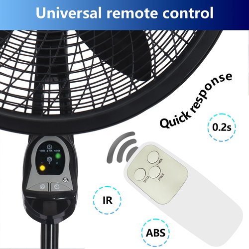AOERUOW Replacement Remote Control Compatible with Lasko 2033654B 2033654 A20561 A20700 S18625 S18924 1646 1843 1844 1850 1854 1880 1885 2546 2740 2744 3440 3540 3542 Cyclone Pedestal Upright Fan