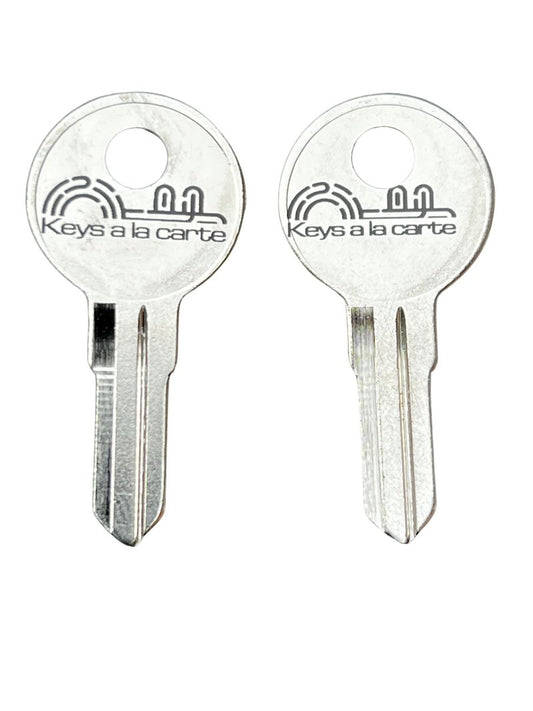 Replacement Keys Cut to Your Code for Various Brands of Pickup Truck Toolboxes Such as Reading, Bauer, Better Built, Deflecta-Shield, Jobco, LeatherLyke, SnugTop Using Key Codes J200-J300(J201)