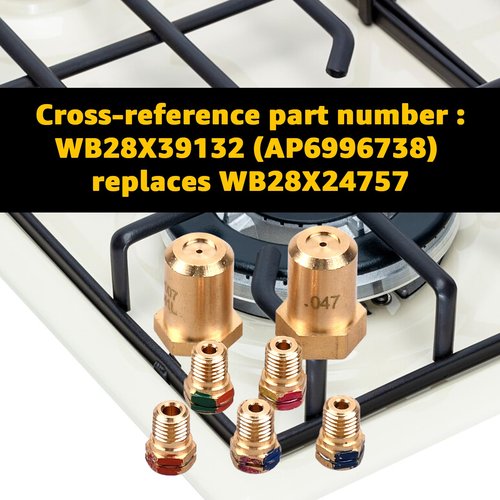 WB28X24757 WB28X39132 LP Gas Range Stove Oven LP Conversion Kit Compatible With GE Gas Ranges JGB700SEJ1SS JGB700FEJ1DS JGB700BEJ1TS etc
