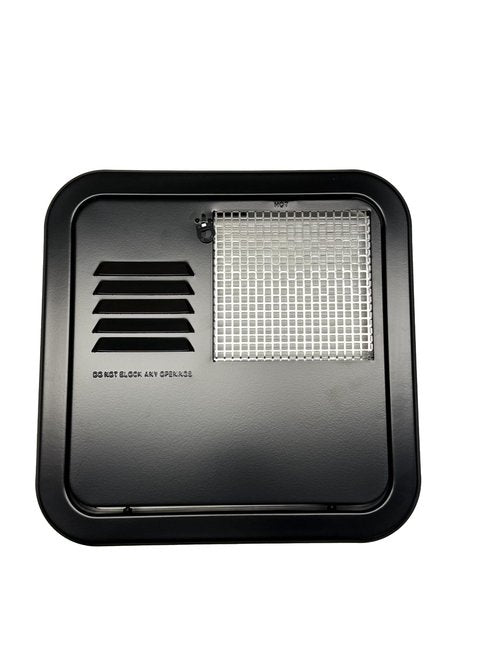 Elk Mountain Water Heater Door | Fits 4 & 6 Gallon Surburban Water Heaters | Suburban 6255AEB | Black