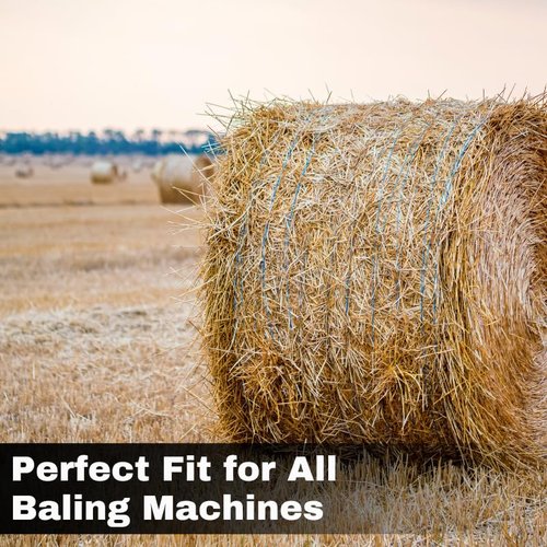 Bridon Black Gold® Baler Twine WR350 x 4,000' – Blue Heavy-Duty Agricultural Twine – Made in USA – Single Ball for Large Square Bales