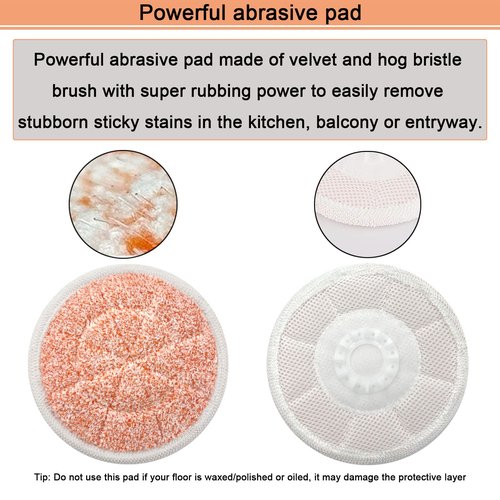 Eifrthe 10-Pack S7000 Replacement Steam Mop Pads,Compatible with Shark S7001 S7000AMZ, S7000 S7001TGT S7201 S7005 S7020 S8001 S8201 Series Steam Mop Pads,Steam & Scrub All-in-One Scrubbing Mop Pads