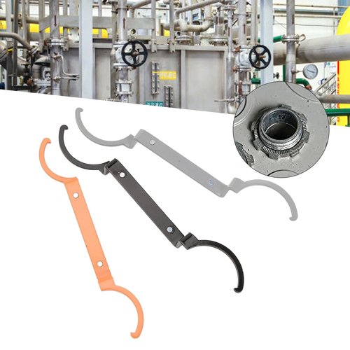 3pcs Locknut Wrench Kit, Conduit Locknut Wrench Set, Lockout Wrench Kit, Alloy Steel Wrenches (1/2, 3/4, and 1) for Tightening and Loosening Locknuts, Ideal for Electricians