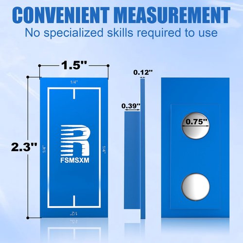 Magnetic Stud Finder, 1/4"、1/2" Reveal Gauge Tool, 1/8" Door Reveal Gauge, Stud Finder for Locate Screws and Accurate Jamb Marking