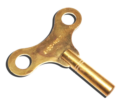 AEspares Key for Clock Winding Mechanical Clock Crank Winder Key Tool Brass Made (Key No. 7-4.00mm I.D.)