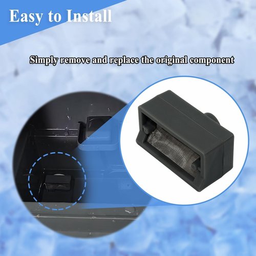 2Pcs Filter Piece Replacement Parts, Fits Ice Maker OPAL01GENSS,OPAL01GENKT, etc