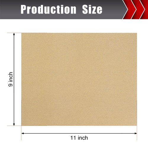 25 PCS Sandpaper, Sandpaper Assortment for Wood Metal Furniture Hand Sander Sand Paper 80/120/150/220/320 Grit Sandpaper Sheets Cut for Use 9" x 11"