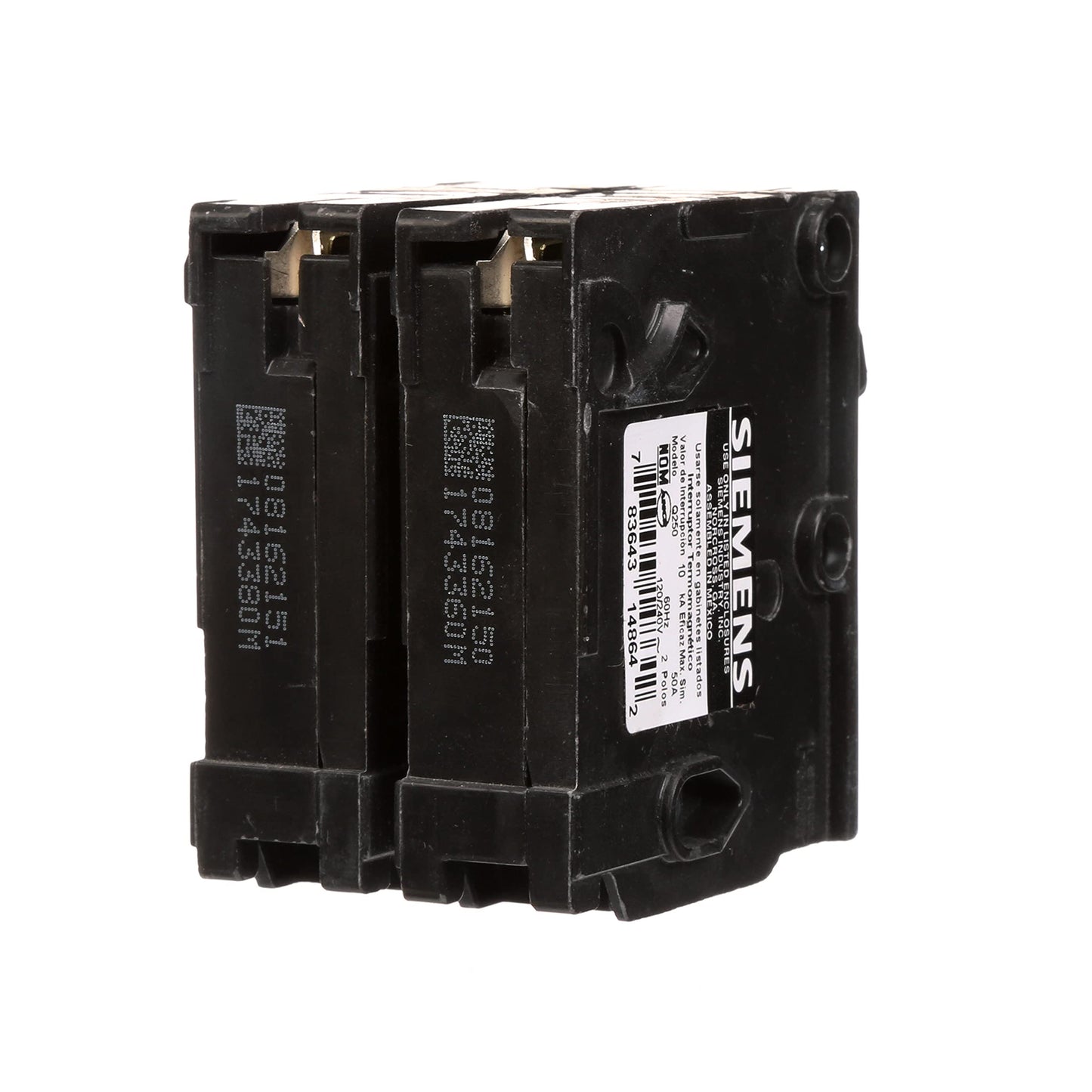 Q250 50-Amp Double Pole Type QP Circuit Breaker