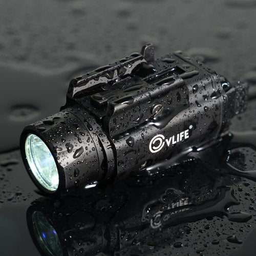 CVLIFE 1500 Lumens Laser Light Combo for Pistol, Strobe & Memory Function for Green Laser Light Combo and Picatinny Flashlight with Adjustable Rail Magnetic Rechargeable Compact Tactical Flashlight