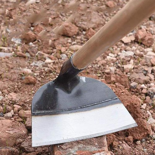 QHUDLV Heavy-Duty Steel Farm Gardening Weeding Hoe Head - New Replacement Handheld Grub Hoe Garden, Garden Hoe for Weeding, Hoe Garden Tool for Garden, Farm and Backyard