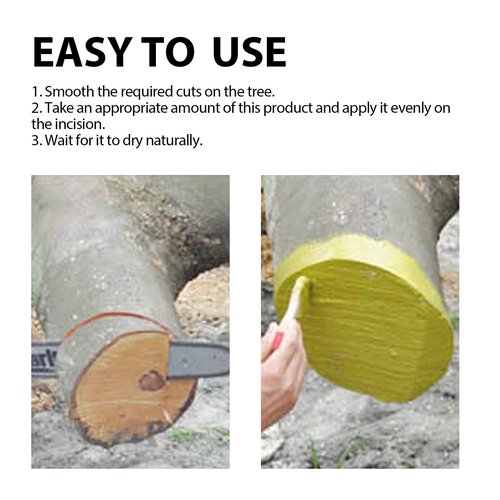 Tree Pruning Sealer, Grafting Wax for Tree and Bonsai, Tree Wound Sealer, Tree Wound Dressing, TreeSealer After Cutting, Tree-Bark Repair, TreeWound Pruning Sealer with Brush (1 Bottle, 3.6oz)