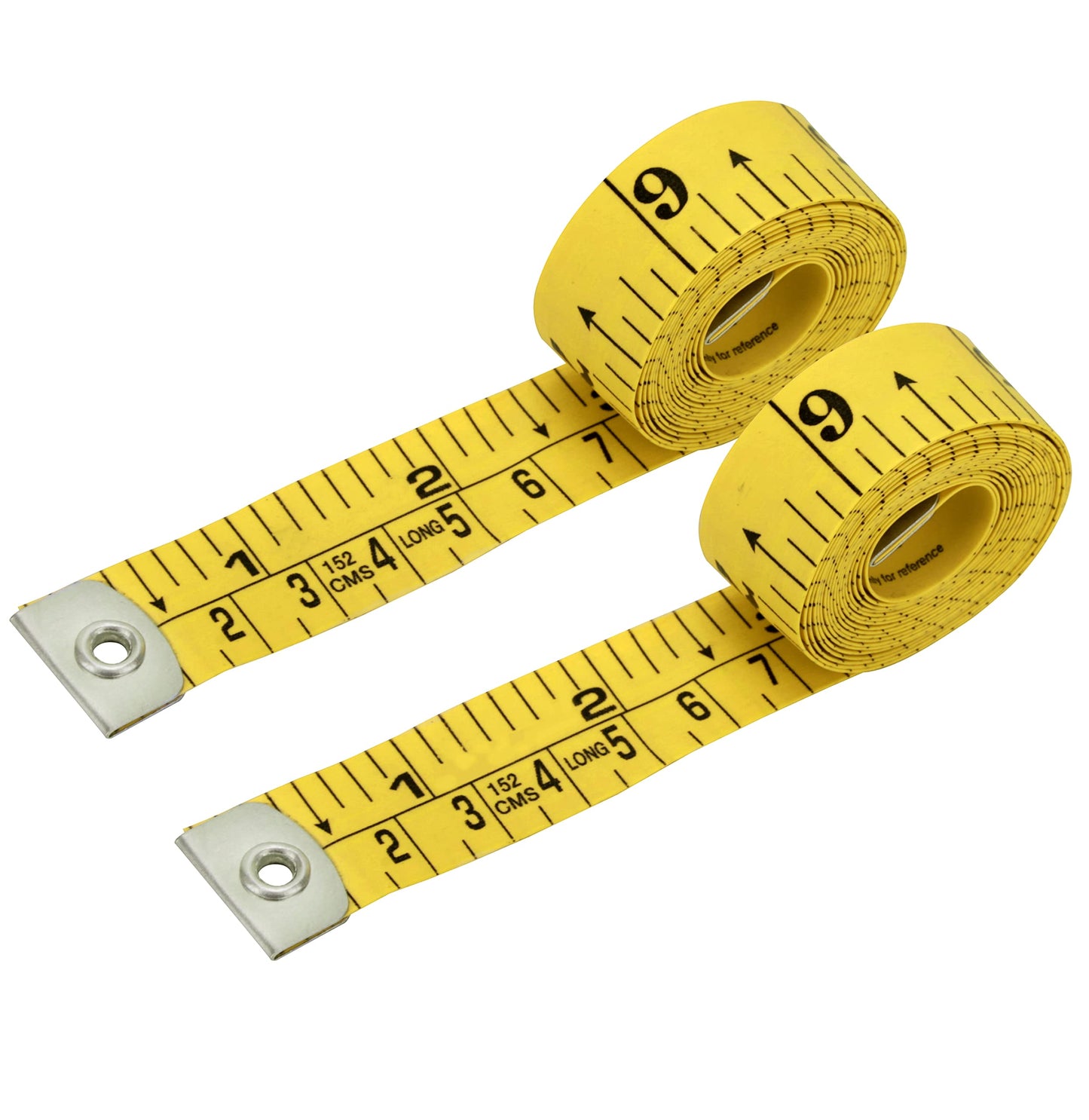 Pack of 2 Fabric Tape Measure, Measuring Tape for Body |Soft Measuring Tape for Sewing Cloth & Weight Loss Medical Body Measurement Nursing Craft 60 inch,150 cm