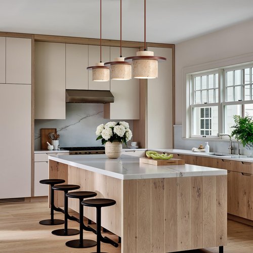 ADCTHOME Nordic Natural Stone Pendant Light Wabi-Sabi Yellow Cave Stone Chandelier, Dimmable Modern Wood Hanging Lamp Fixture for Kitchen Island,Dining Room,Bedside,Restaurant,Cafe,Bedroom(1-Pack)