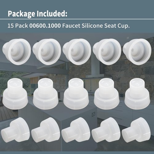 15 Pack 00600.1000 Faucet Silicone Seat Cup Compatible with Bunn Tea Maker Coffee Maker,Tea urns Silicone Nozzles Replacment Parts,Fits 1GDSG and Digital TF Server Series Coffee Brewers and Warmers.