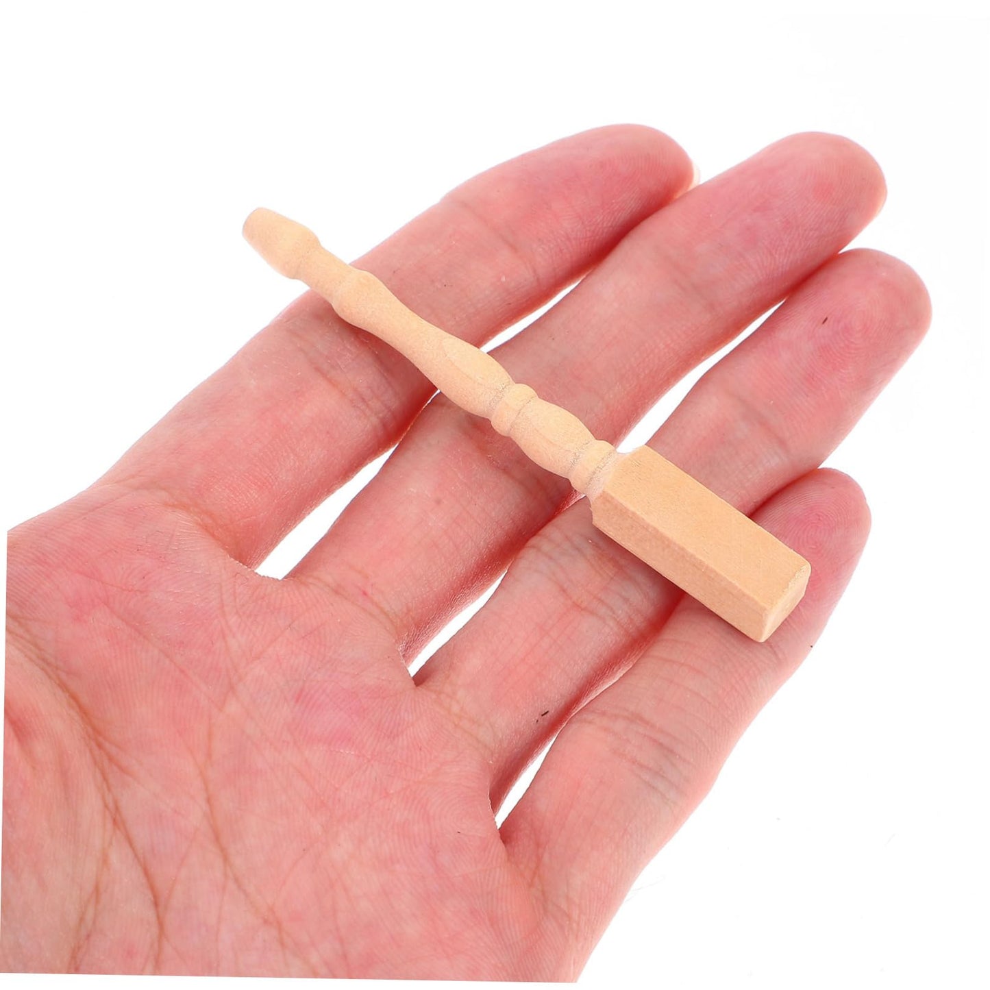 KONTONTY 4Pcs Scale Wooden Table Feet for Dollhouse Accessories Durable and Easy to Install Mini Furniture Replacement Legs for Various Styles